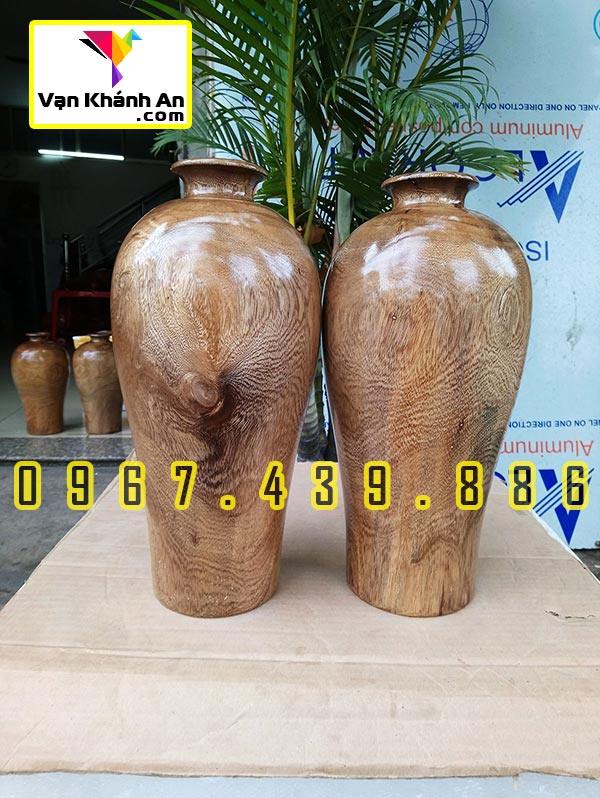 Bình gỗ phong thủy tài lộc