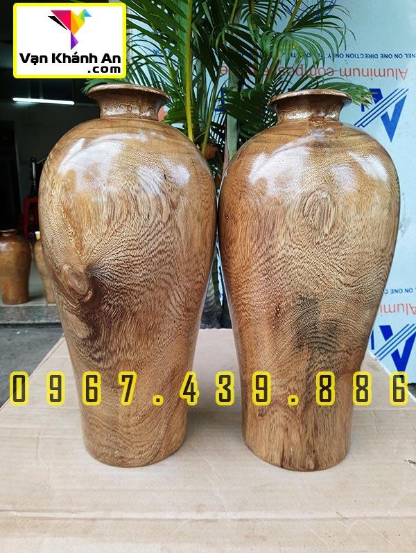 Bình gỗ phong thủy tài lộc