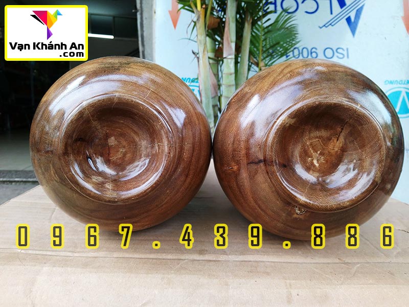 Bình gỗ phong thủy tài lộc