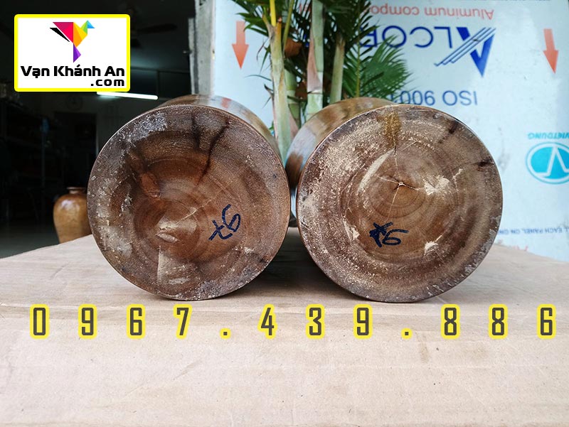 Bình gỗ phong thủy tài lộc