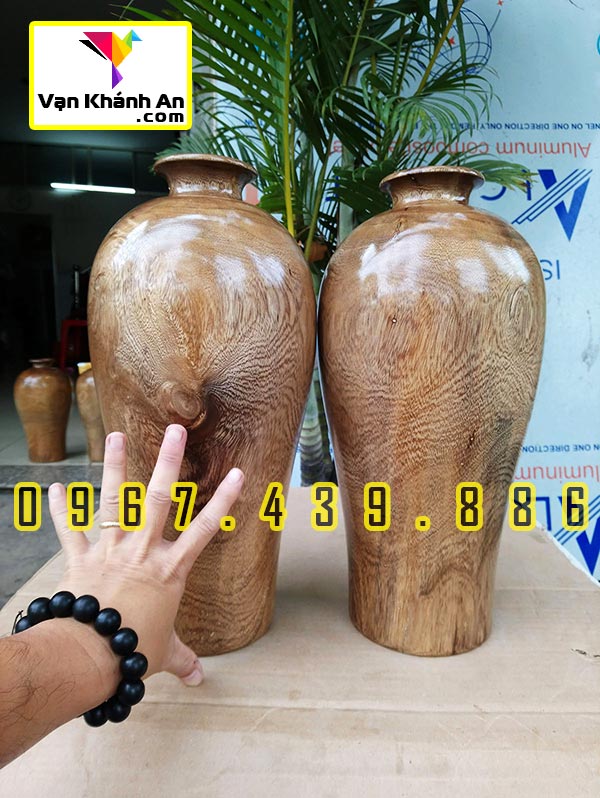 Bình gỗ phong thủy tài lộc