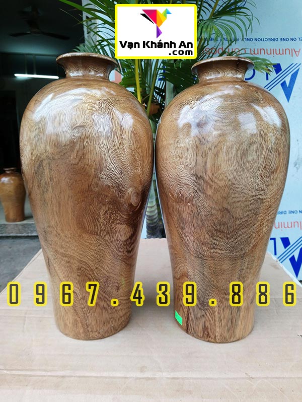 Bình gỗ phong thủy tài lộc