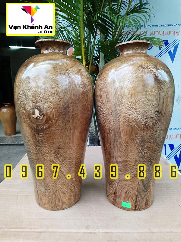 Bình gỗ phong thủy tài lộc