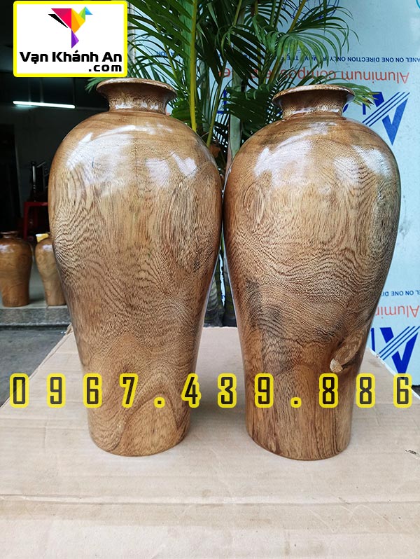 Bình gỗ phong thủy tài lộc