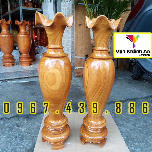 Lục bình gỗ trang trí phòng khách