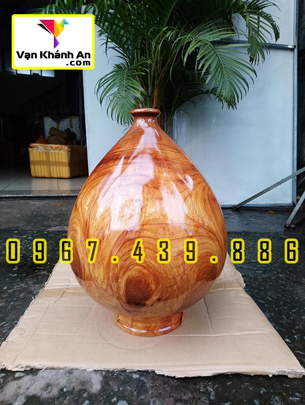 Bình gỗ hút tài lộc