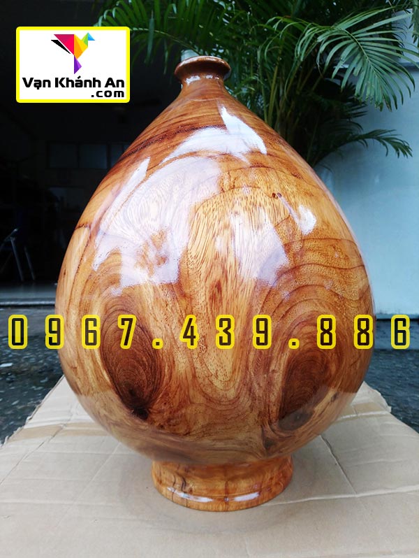 Bình gỗ hút tài lộc