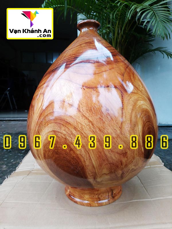 Bình gỗ hút tài lộc