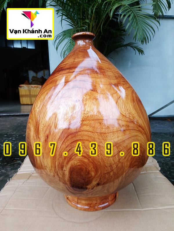 Bình gỗ hút tài lộc