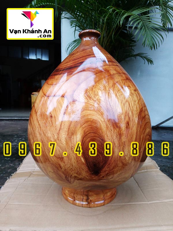 Bình gỗ hút tài lộc