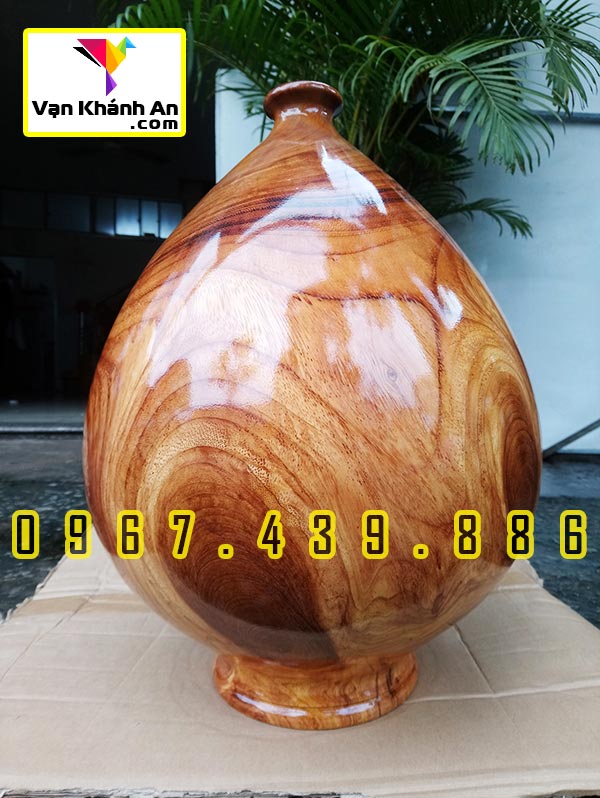 Bình gỗ hút tài lộc