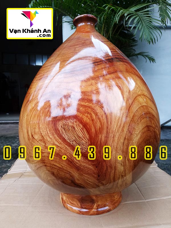 Bình gỗ hút tài lộc