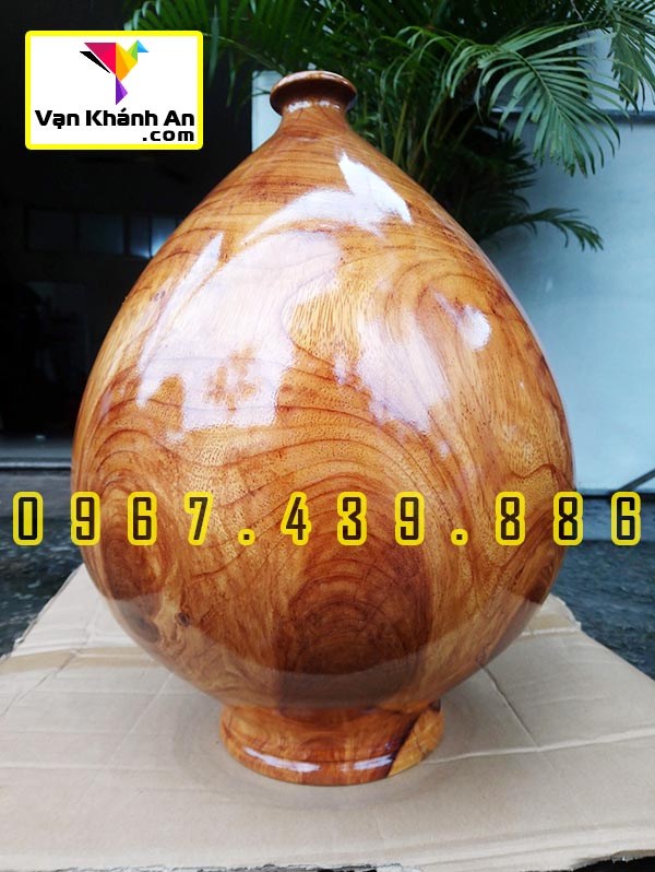 Bình gỗ hút tài lộc