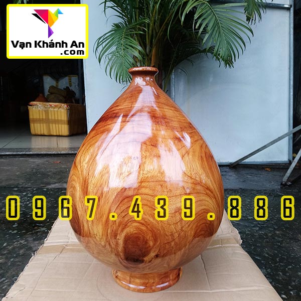 Bình gỗ hút tài lộc