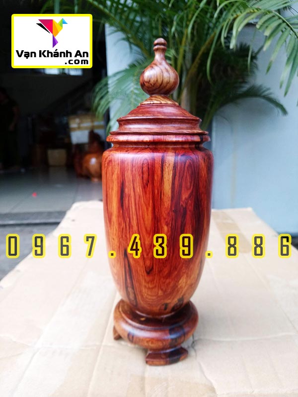 Bình phú quý gỗ cẩm lai đẹp