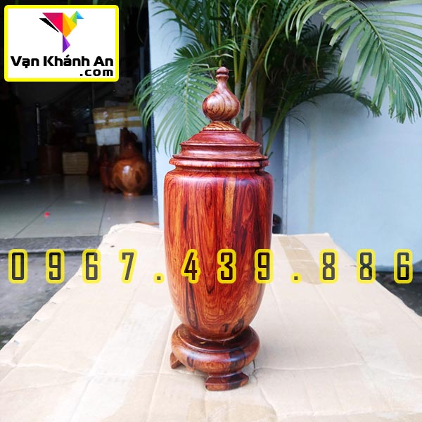 Bình phú quý gỗ cẩm lai đẹp