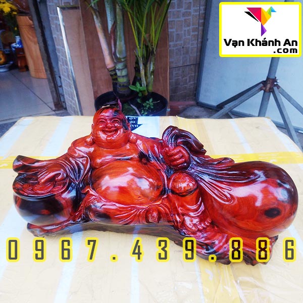 Phật Di Lặc gỗ trắc