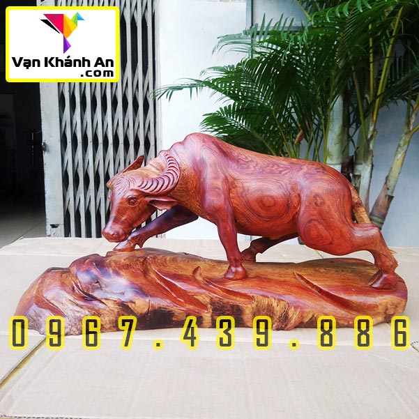 Tượng trâu gỗ đẹp