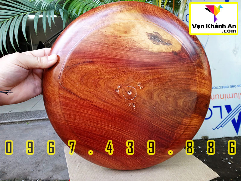 Đĩa gỗ decor đẹp gỗ hương Việt