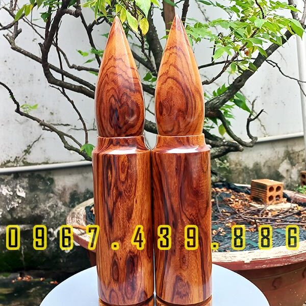 Đầu đạn bằng gỗ cẩm