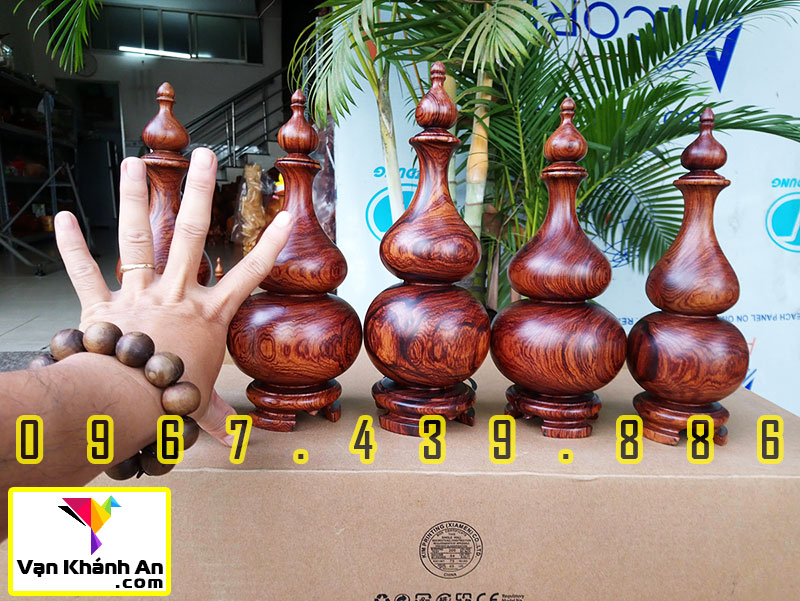 Hồ lô gỗ phong thủy tài lộc