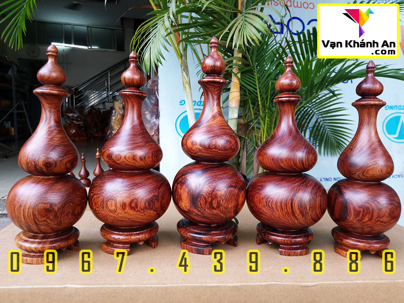 Hồ lô gỗ phong thủy tài lộc