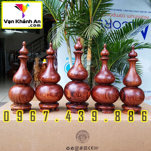 Hồ lô gỗ phong thủy tài lộc