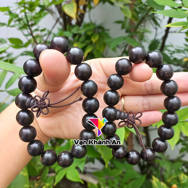 Vòng gỗ đeo tay gỗ mun sừng