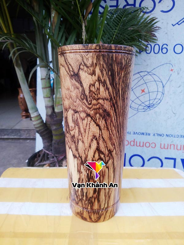 Bình cắm hoa gỗ cẩm sừng