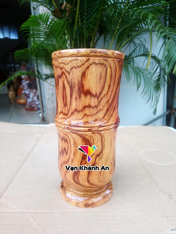 Ống cắm bút bằng gỗ