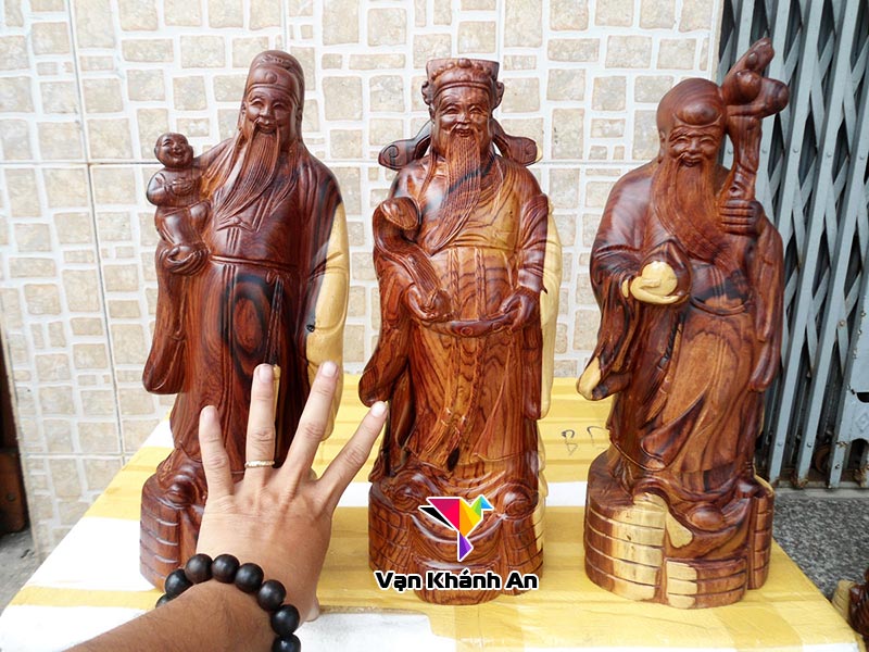 Tượng Tam Đa gỗ cẩm