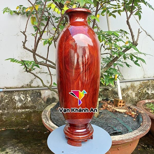 Bình hút lộc bằng gỗ cẩm