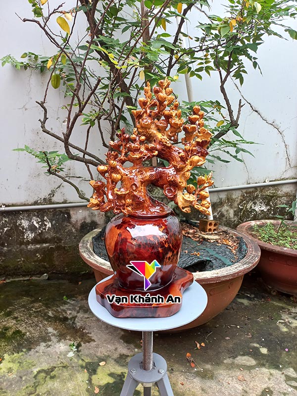 Bình mai gỗ nu hương