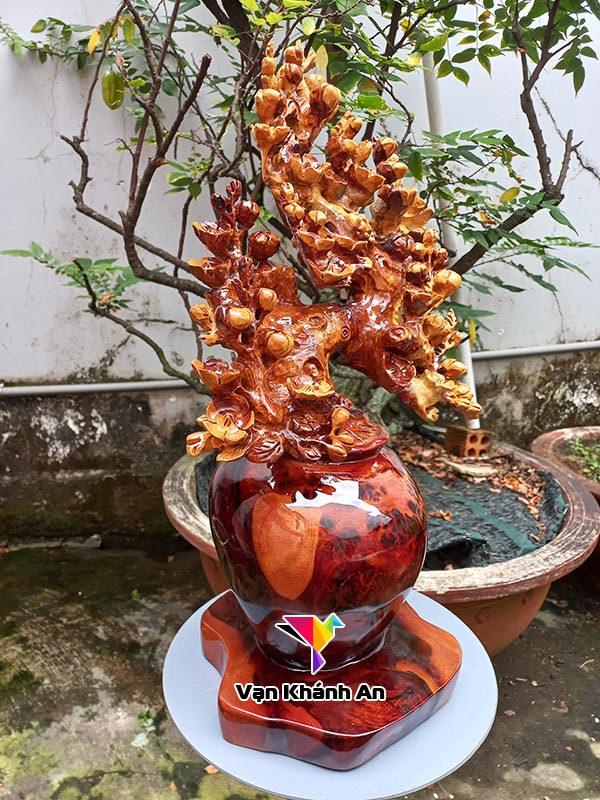 Bình mai gỗ nu hương