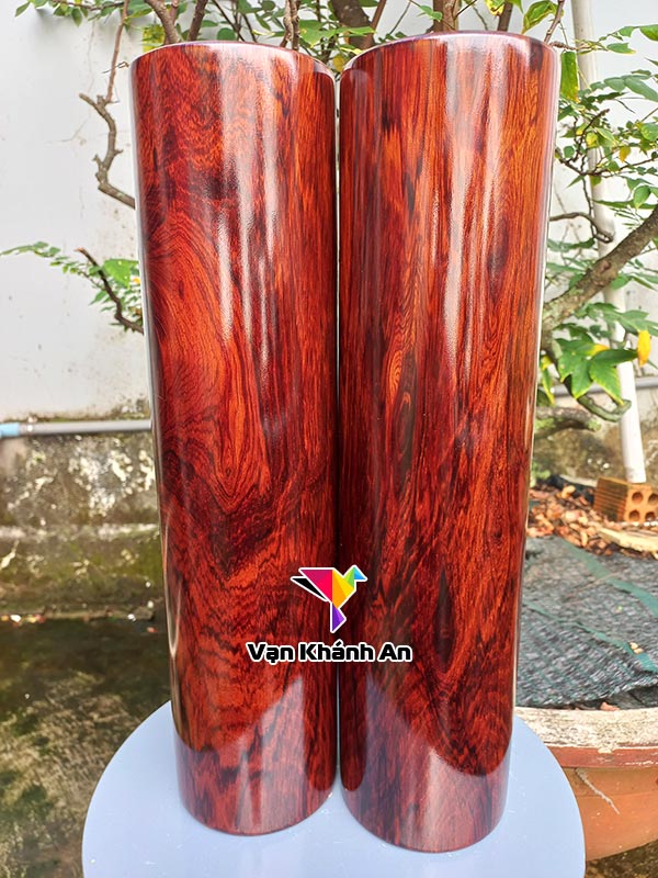 Cặp trụ gỗ cẩm lai
