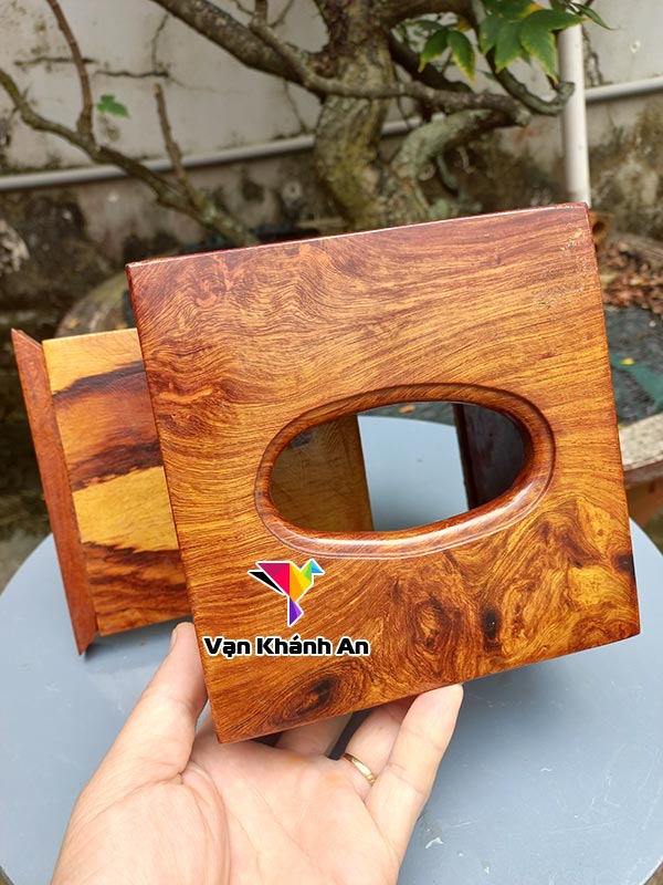 Hộp đựng khắn giấy ăn bằng gỗ