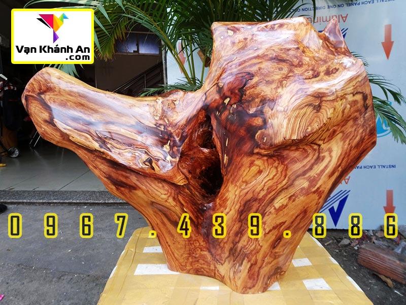 Bình phay nghệ thuật gỗ cẩm lai