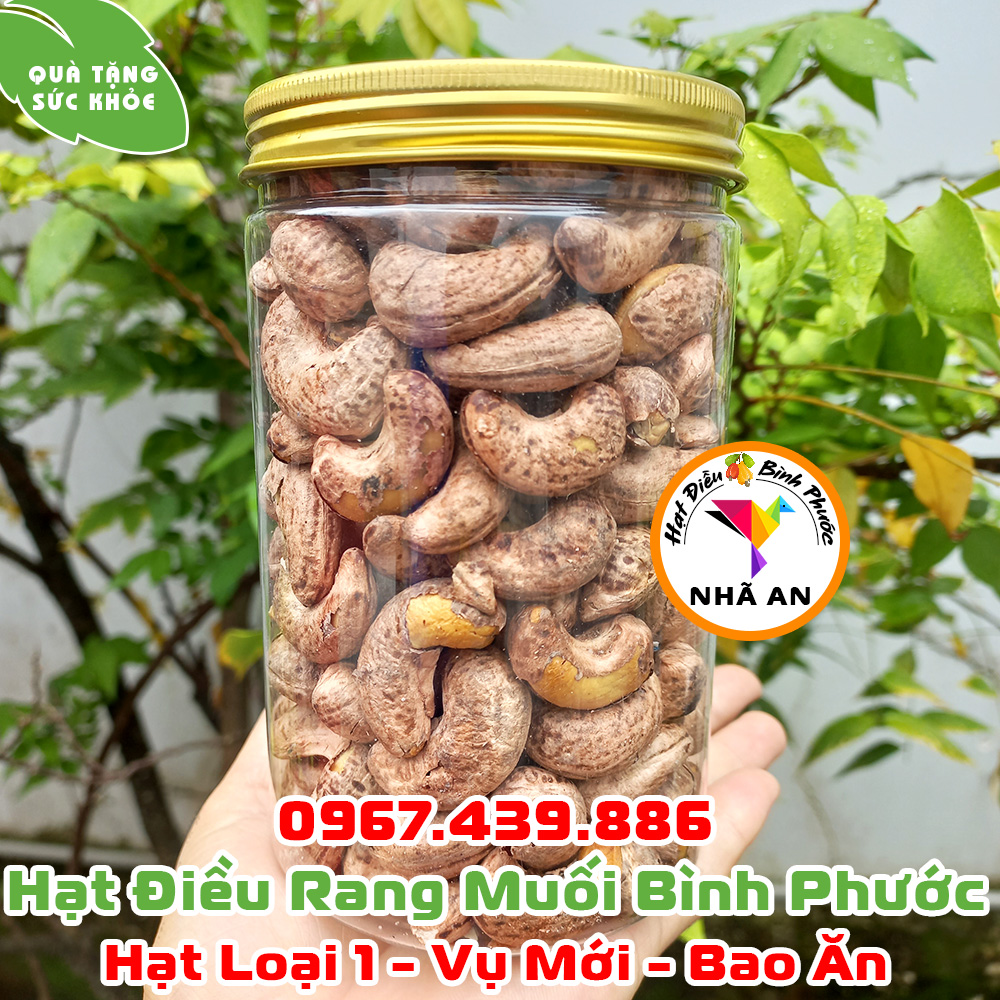 Hạt Điều Rang Muối Vỏ Lụa Nhã An