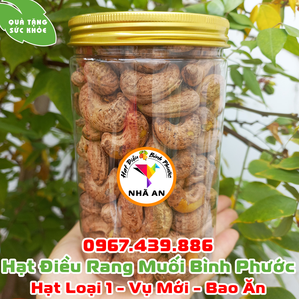 Hạt Điều Vỏ Lụa Rang Muối loại 1