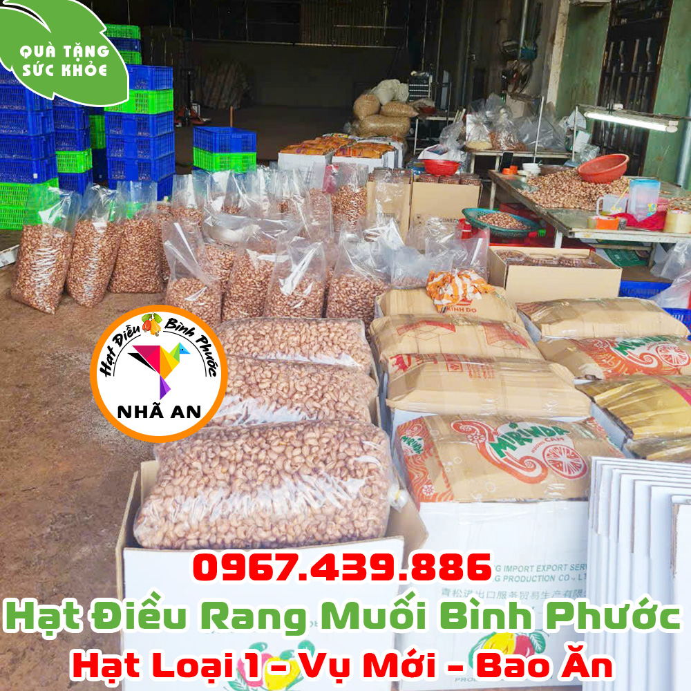 Xưởng Hạt Điều Rang Muối tại Bình Bước