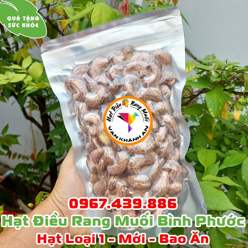 Hạt điều Bình Phước rang muối vỏ lụa
