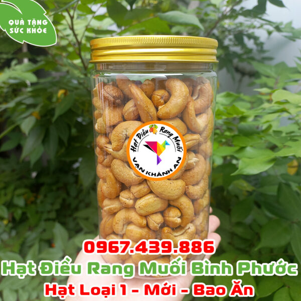 Hạt điều bóc vỏ lụa rang muối