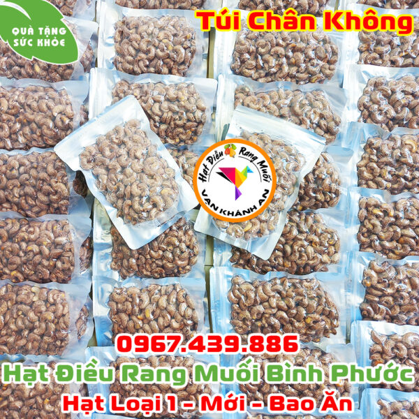 Hạt điều rang muối nguyên hạt vỏ lụa
