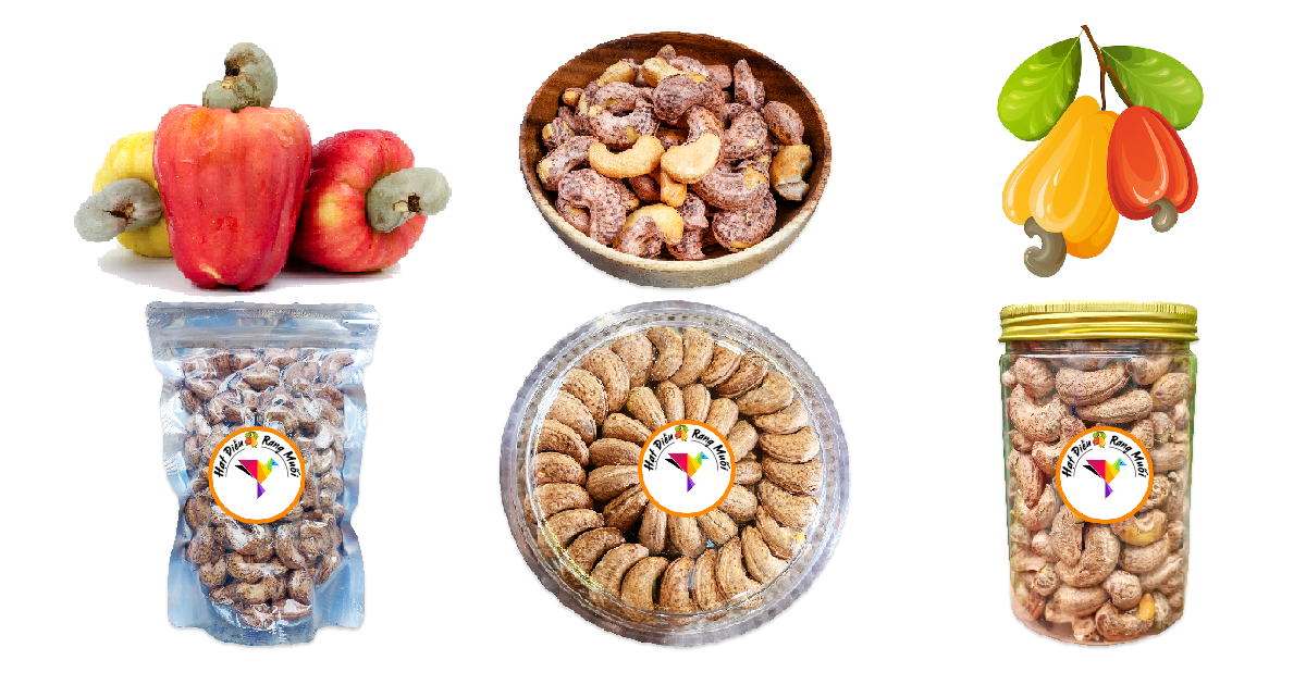 Hạt điều rang muối vỏ lụa Bình Phước