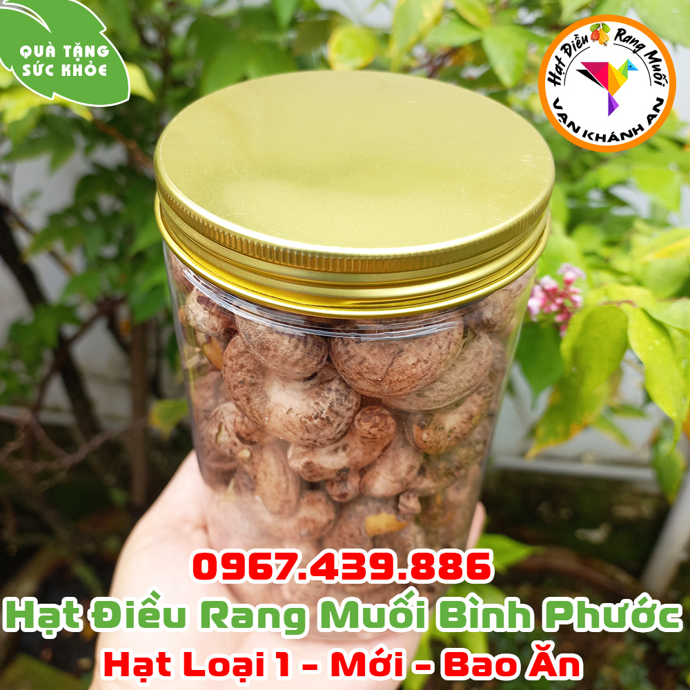 Hạt điều rang muối vỏ lụa 500g