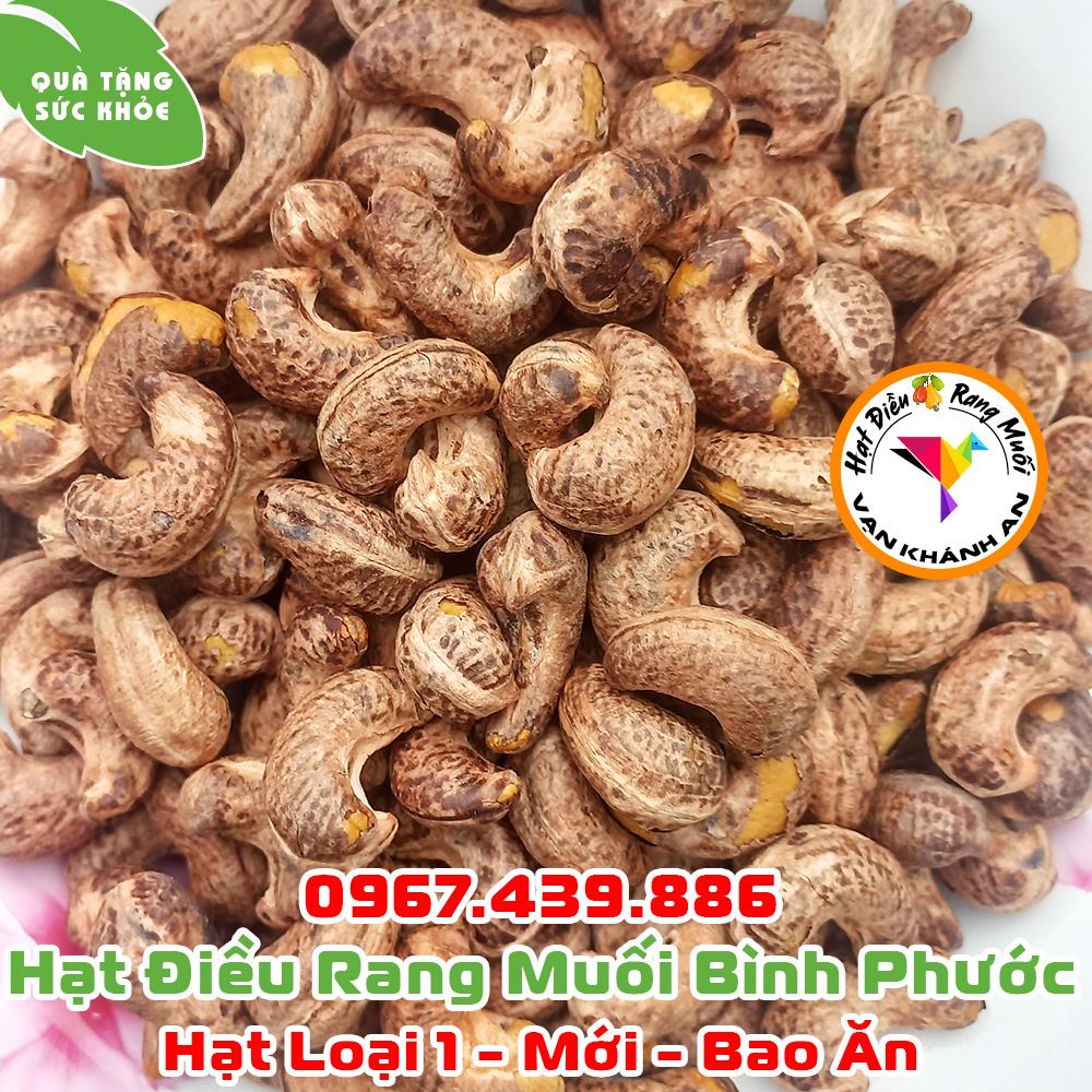 Hạt điều rang muối vỏ lụa - 500g