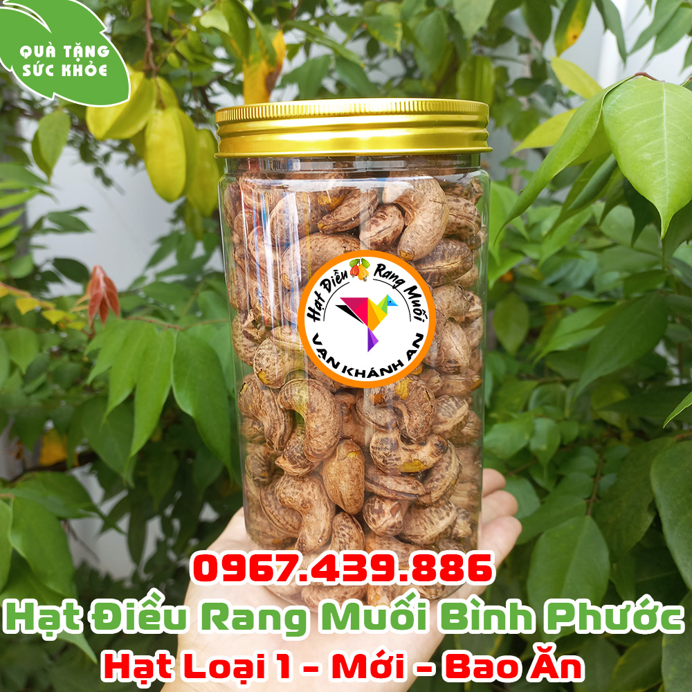 Hạt điều rang muối vỏ lụa Bình Phước 500g