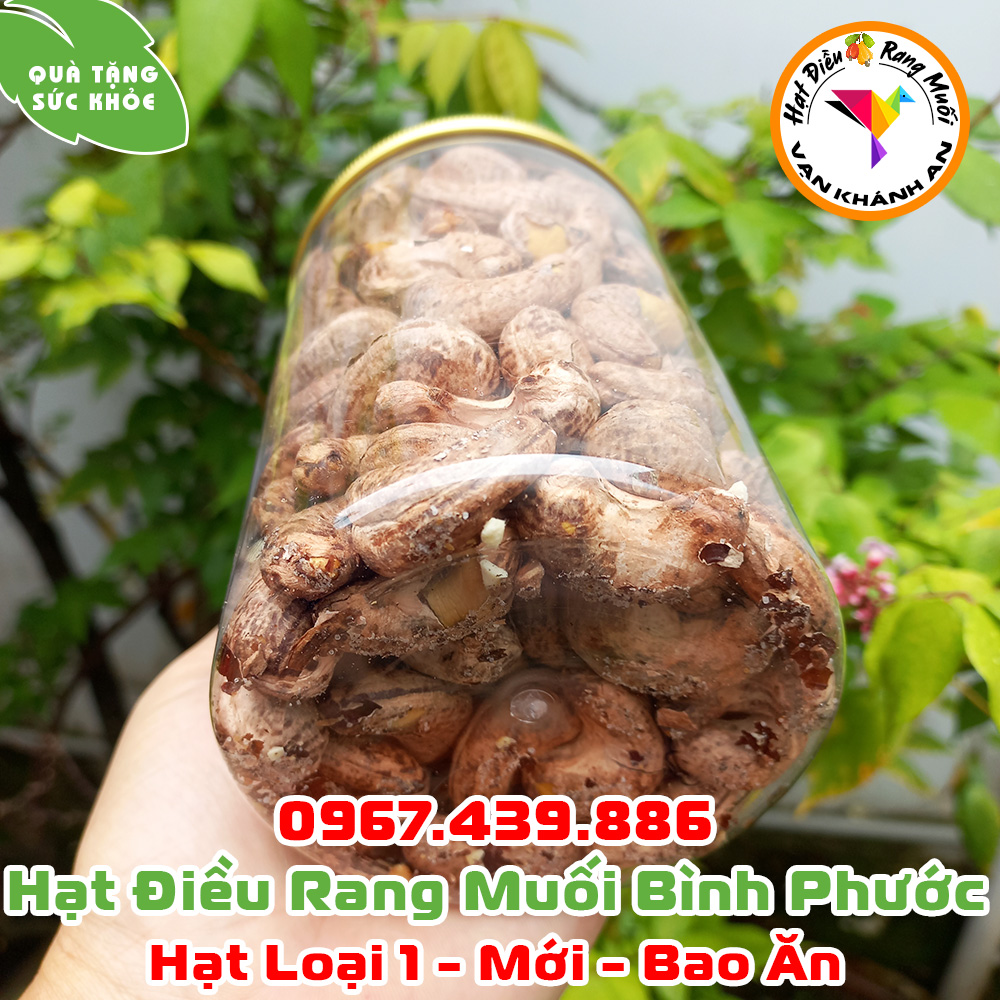Hạt điều rang muối vỏ lụa Bình Phước