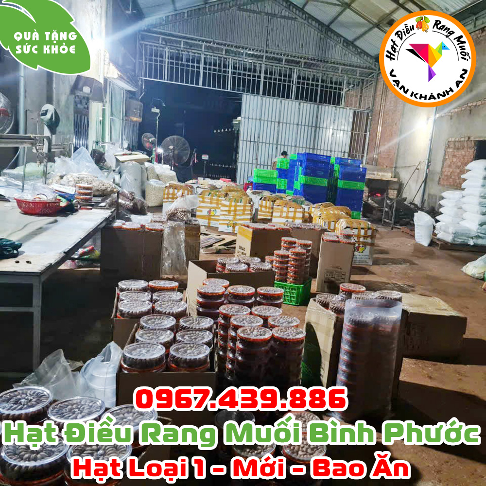 Phân phối hạt điều rang muối