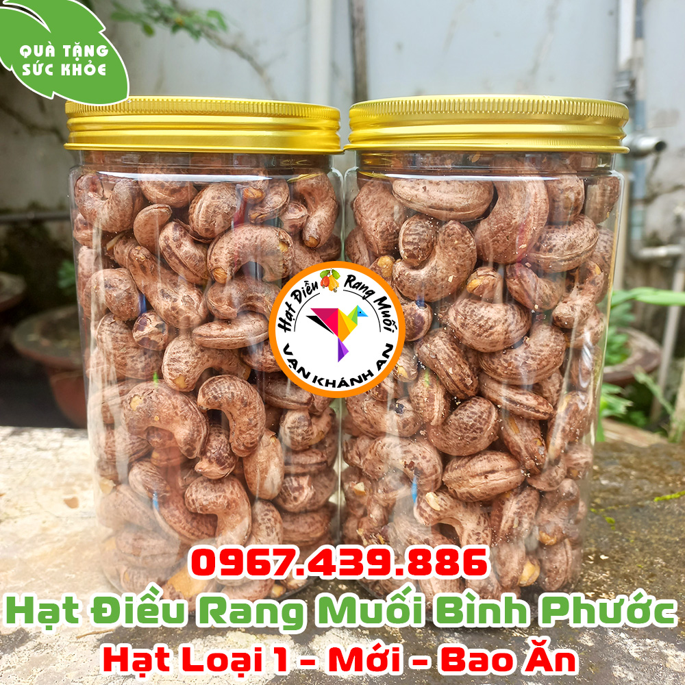 Quà tặng hạt điều rang muối vỏ lụa